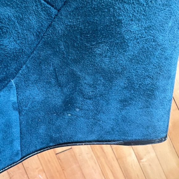 Cute blue suede women’s platform heels, size 37 (6.5 US) - Picture 5 of 6